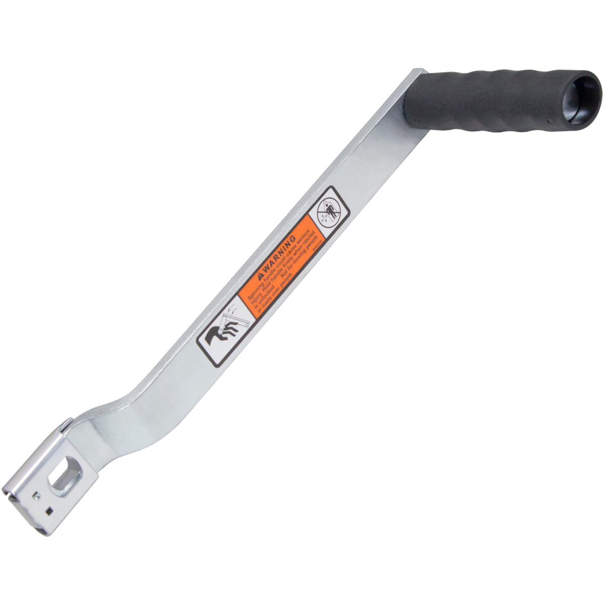 Goldenrod Dutton Lainson handle front view showing quick-attach clip and leverage benefit
