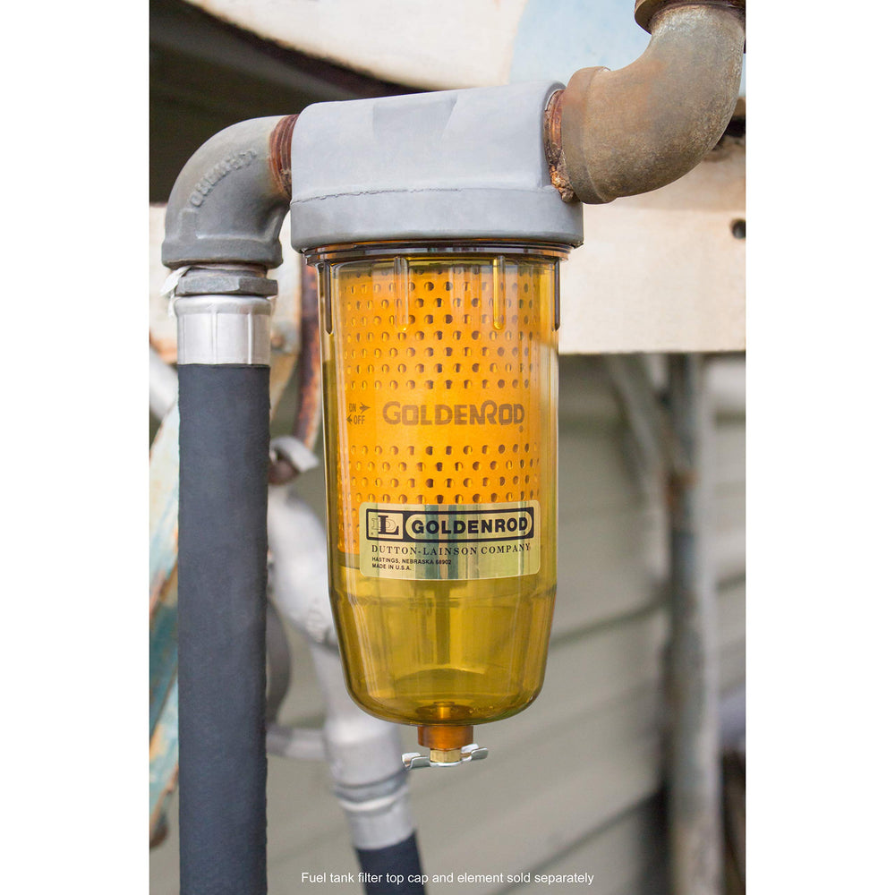 Goldenrod side profile clear housing for quick contamination checks benefit