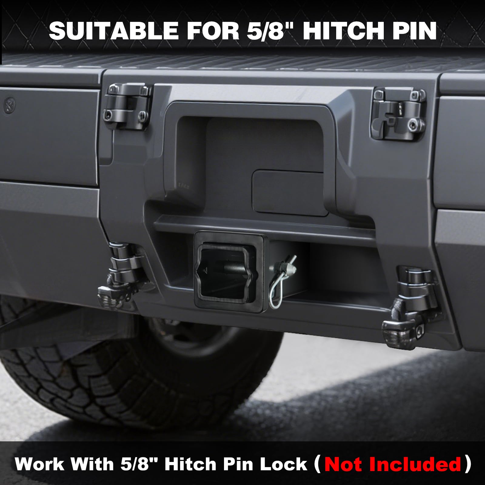 GOLDY TRAILERHITCH textured powdercoat finish resisting corrosion and wear