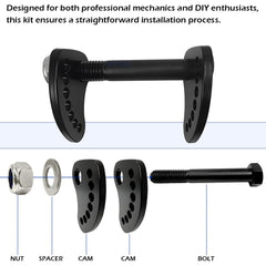 GOLKNHA cam bolt and washer detail showing durable hardware and secure fastening