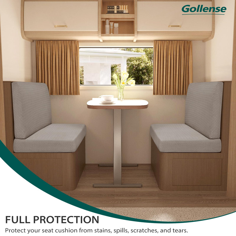 Gollense close-up of stretchy fabric texture highlighting comfort and durable stretch