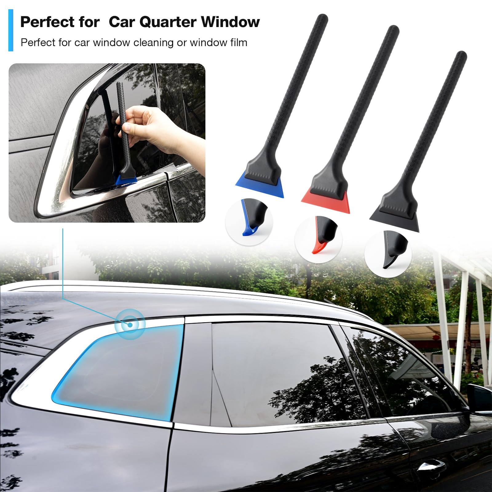 Gomake ergonomic anti-slip handle detailed view for better control
