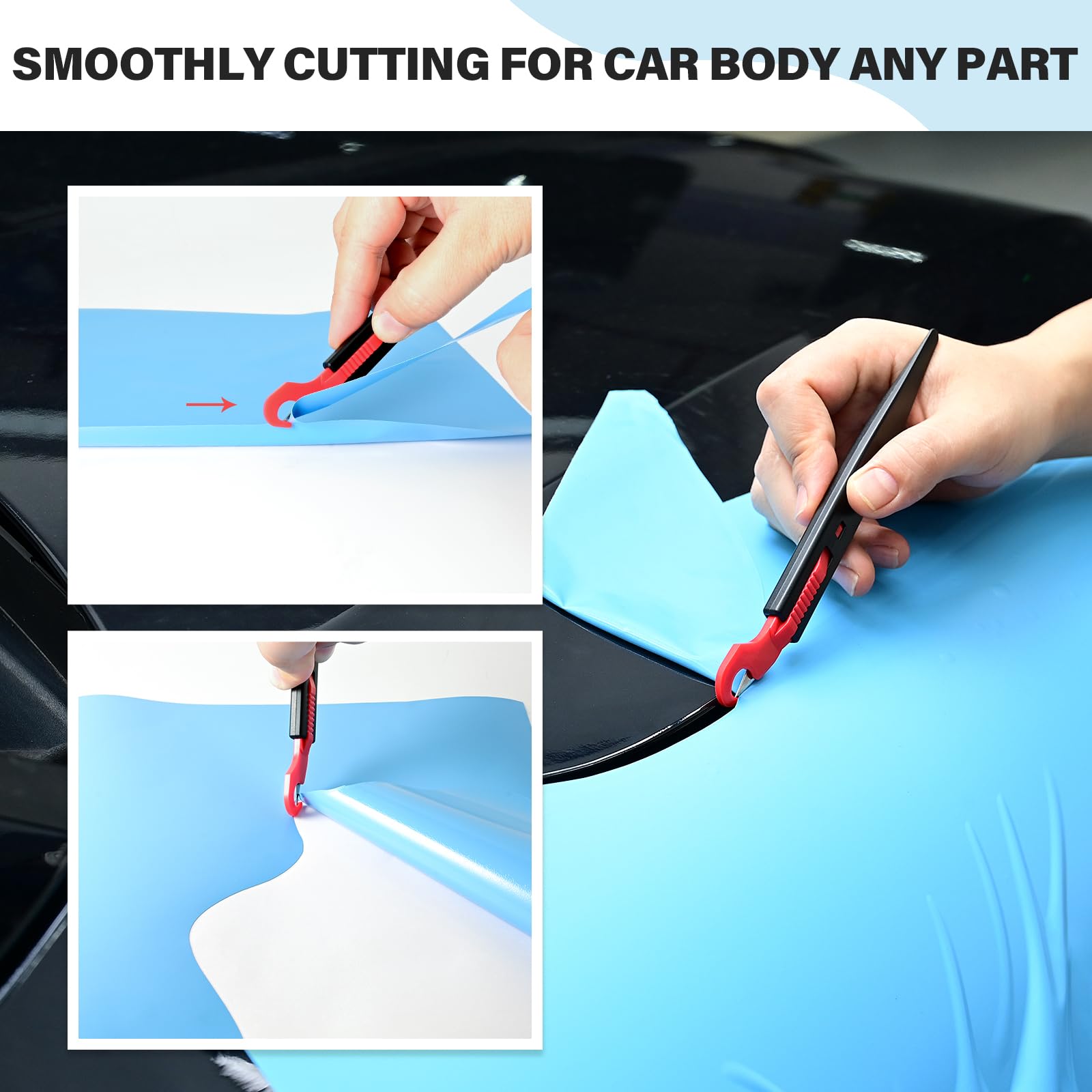 Gomake blade replacement demonstration showing quick tool-free swap convenience