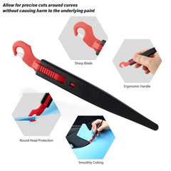 Gomake hidden blade detail demonstrating concealed cutting edge for user safety