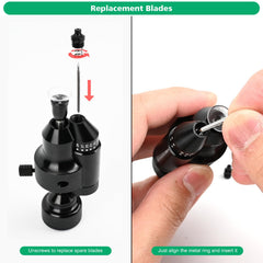 Gomake ring guides array demonstrating range for 18–32mm sensor sizes