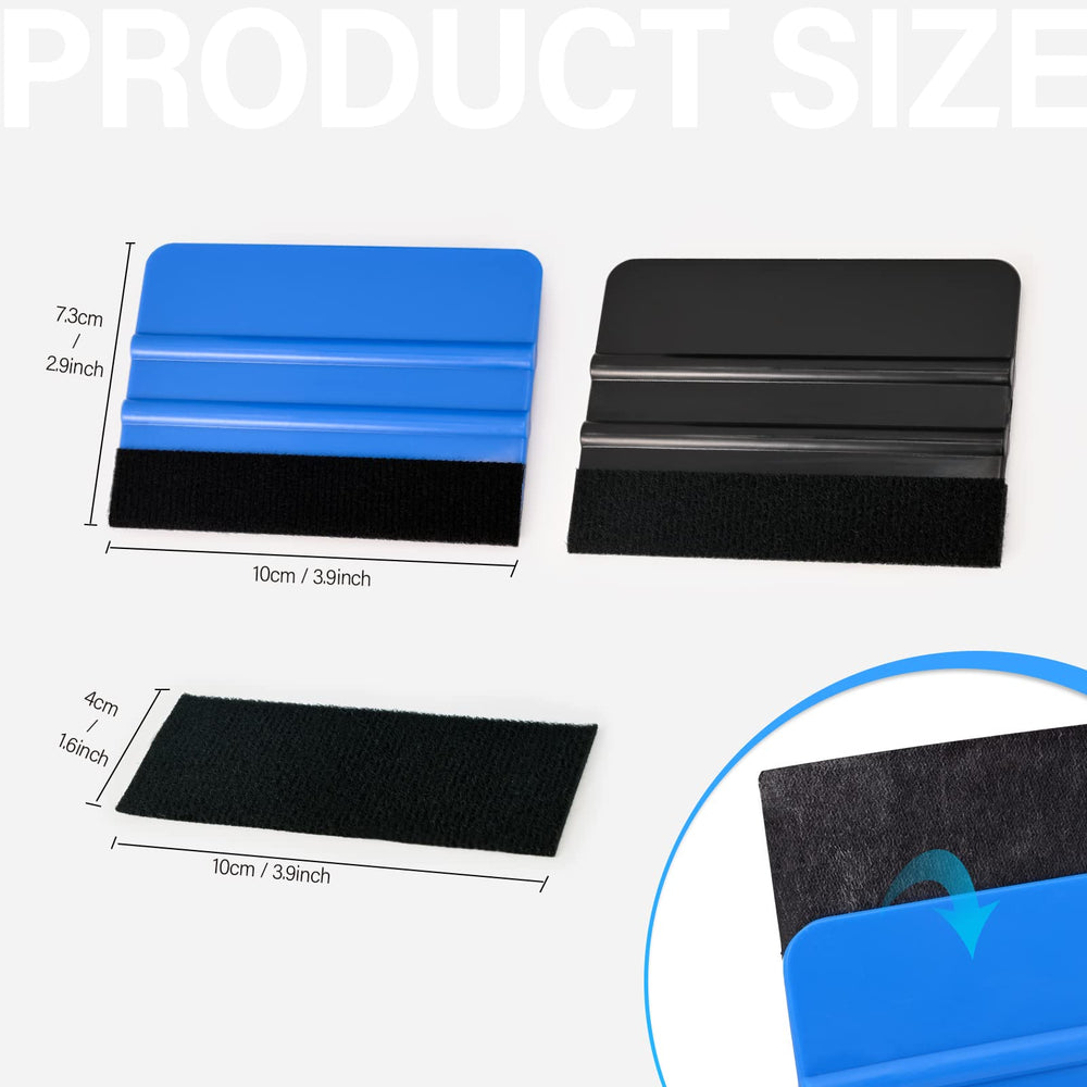 Gomake squeegee used on wallpaper showing smooth, bubble-free finish