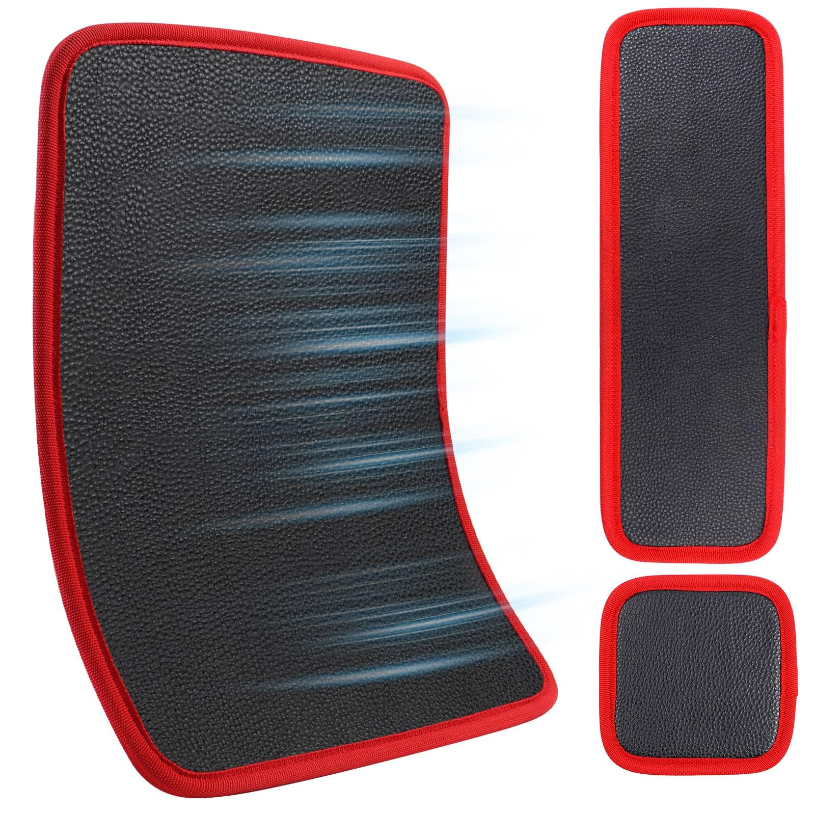 Goneky front view of three red magnetic mats keeping tools organized and visible