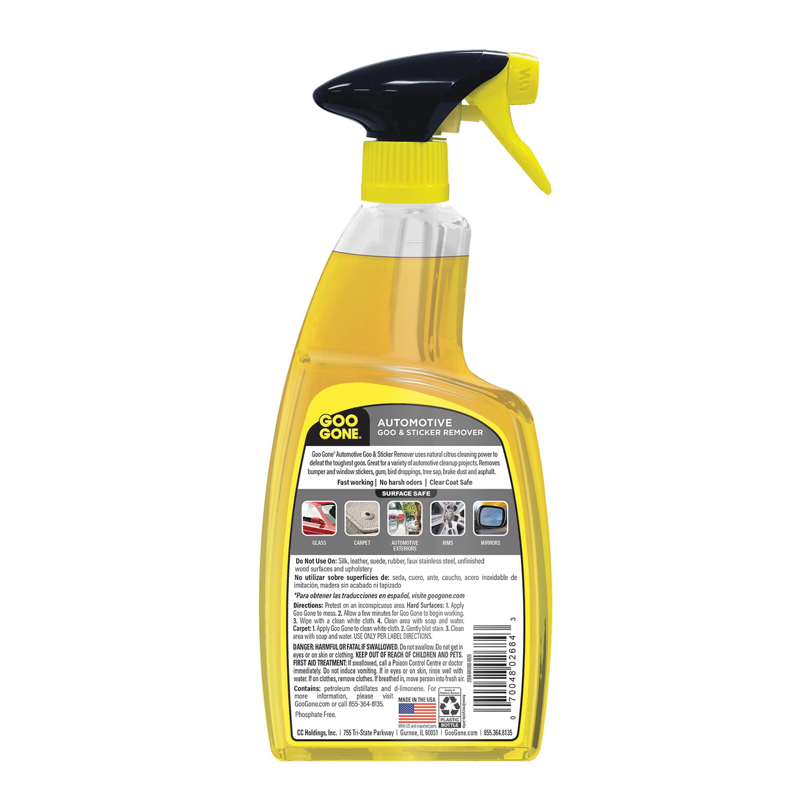 Goo Gone kit staged with car keys and bucket showing ready-for-detailing convenience