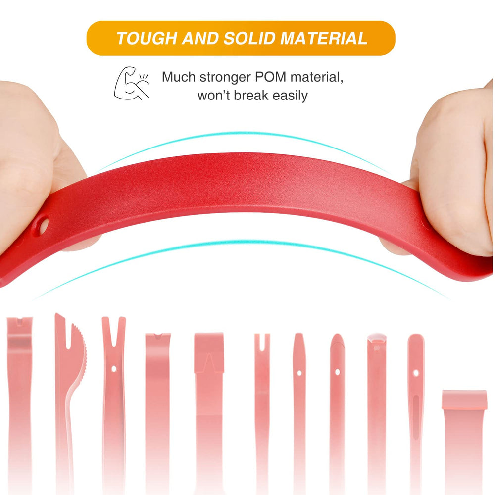 GOOACC extracting a plastic fastener to prevent clip and panel damage