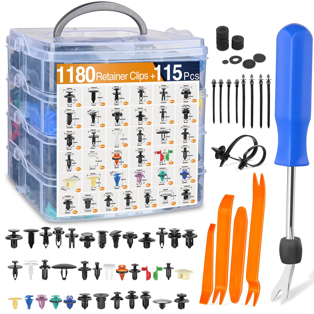 GOOACC front packaging showing organized clip assortment and tools for fast access
