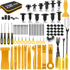 GOOACC kit overview open bag showing organized tools and clips for easy transport
