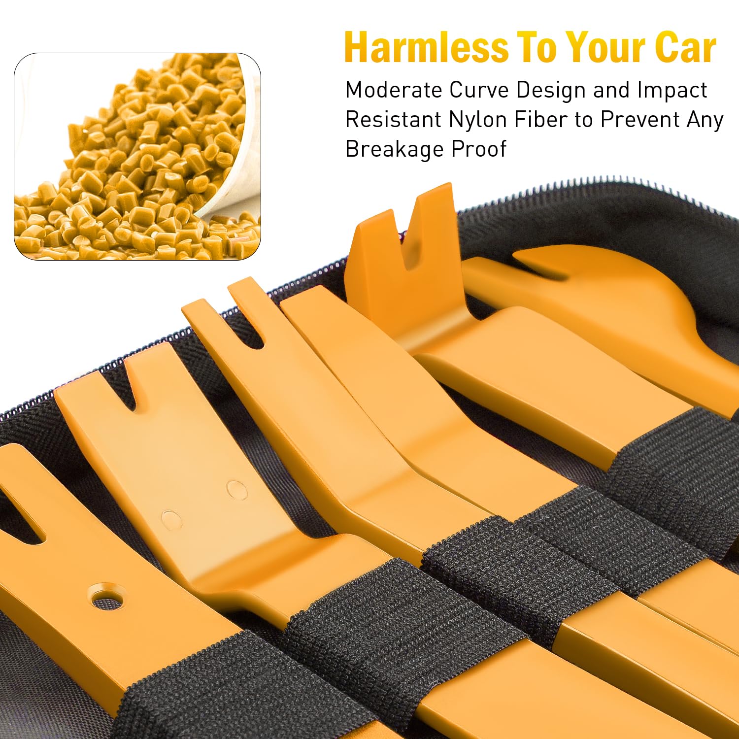 GOOACC tools neatly organized in storage bag for quick access and transport