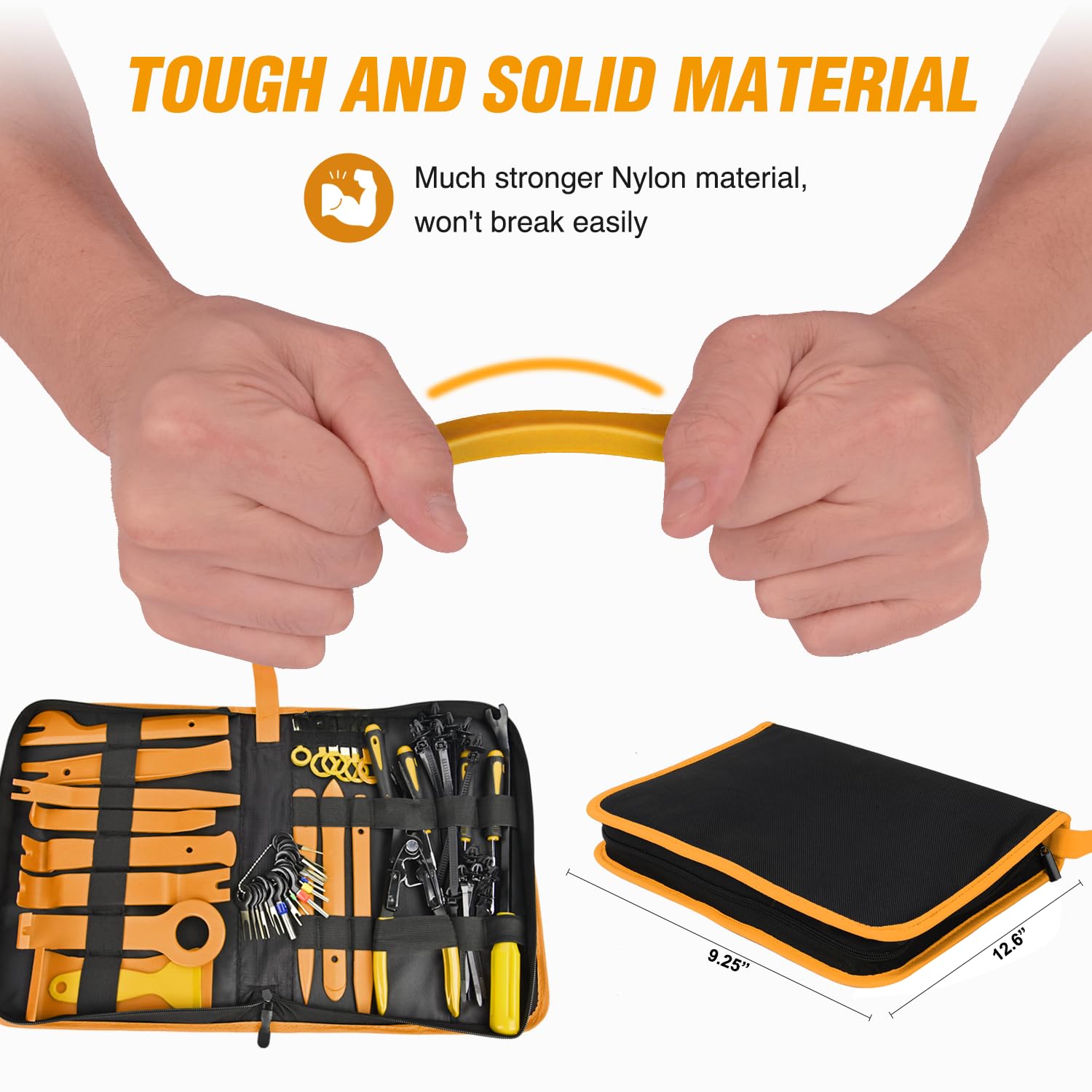 GOOACC size comparison with clips illustrating selection for multiple fastener holes