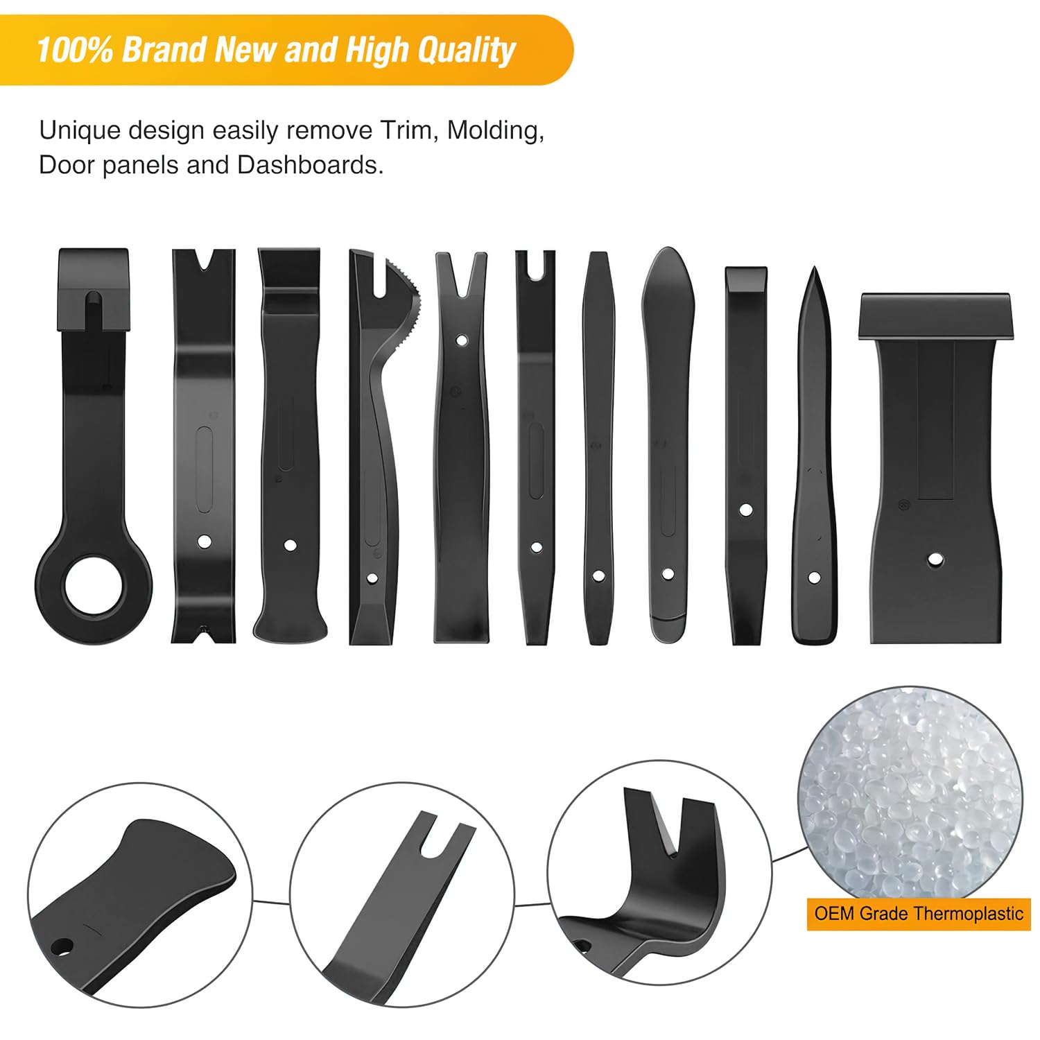 GOOACC stainless removal keys detail for safe stereo and terminal work