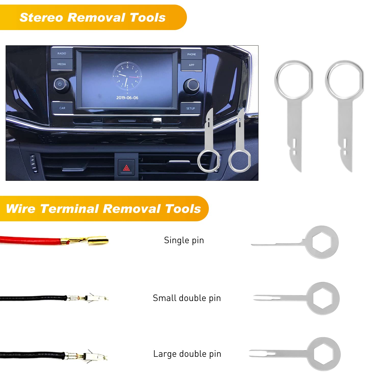 GOOACC tool in use removing car door panel reducing scratch risk