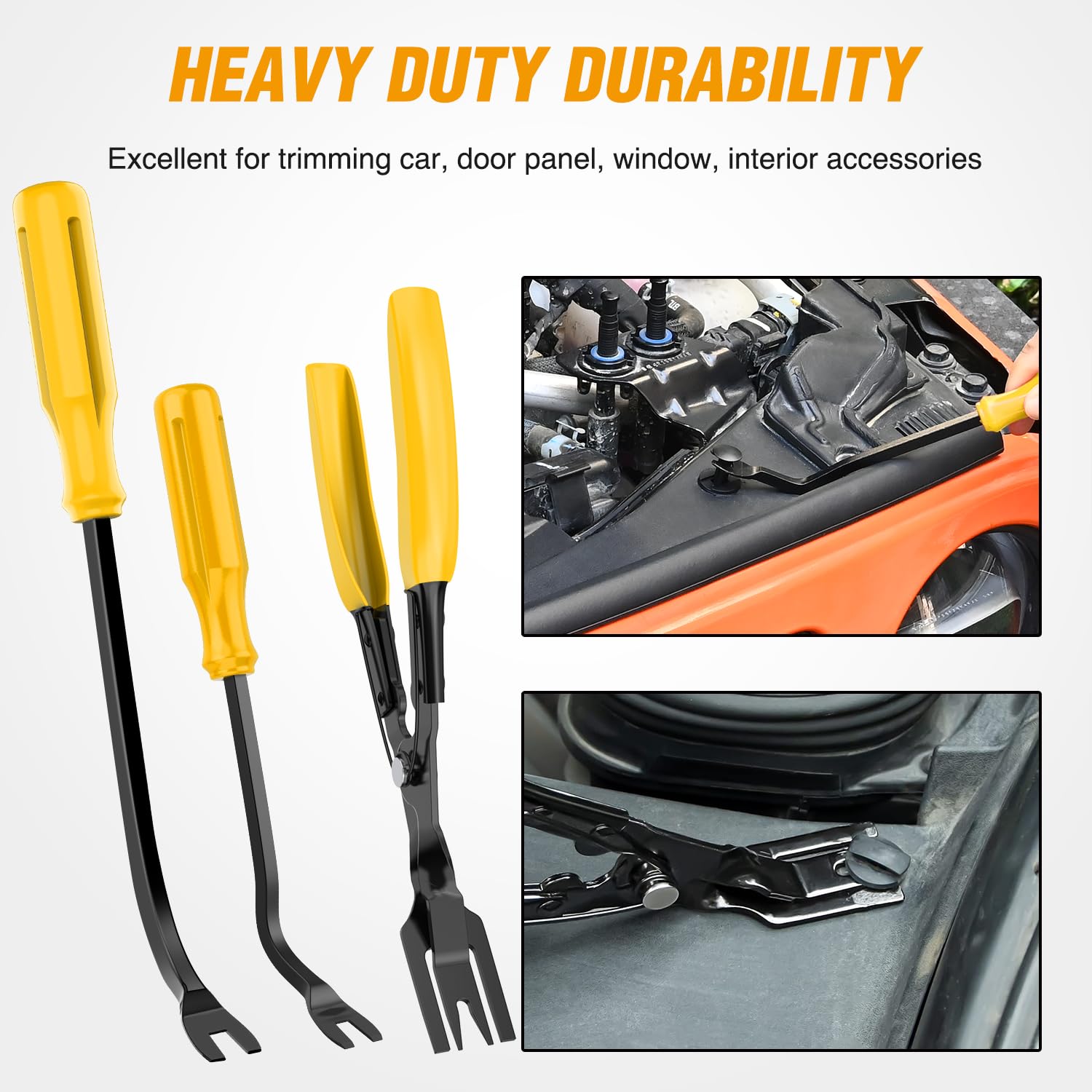 GOOACC trim tools close-up highlighting durable edges for safe panel removal