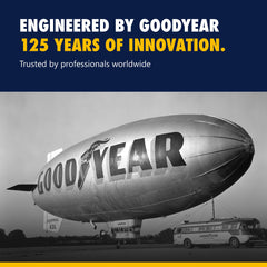 Goodyear belt installed on engine pulleys demonstrating restored accessory drive function