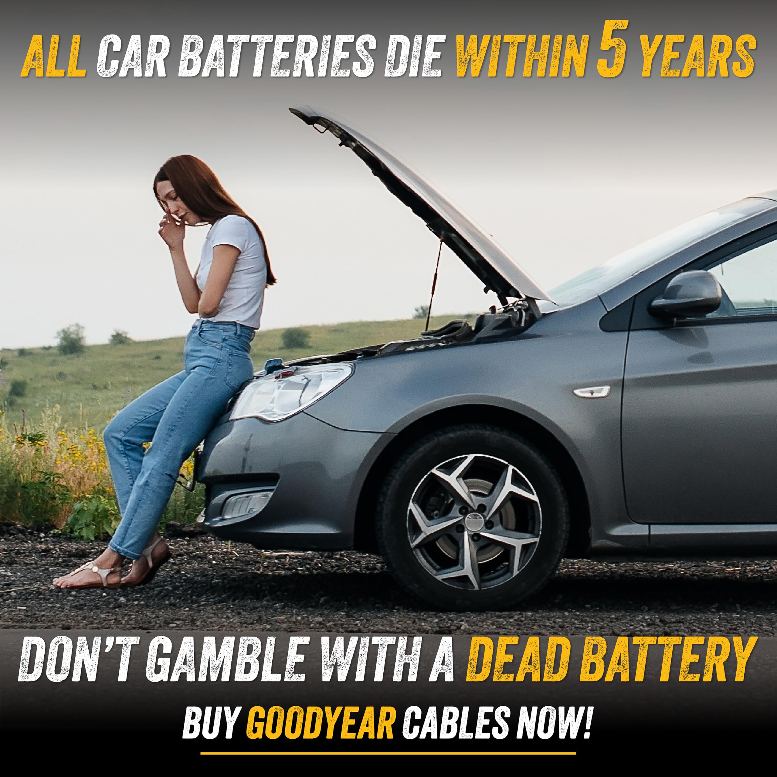 Goodyear carrying case open for tidy storage and fast access