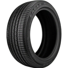 Goodyear front tread view showing deep grooves and improved wet traction