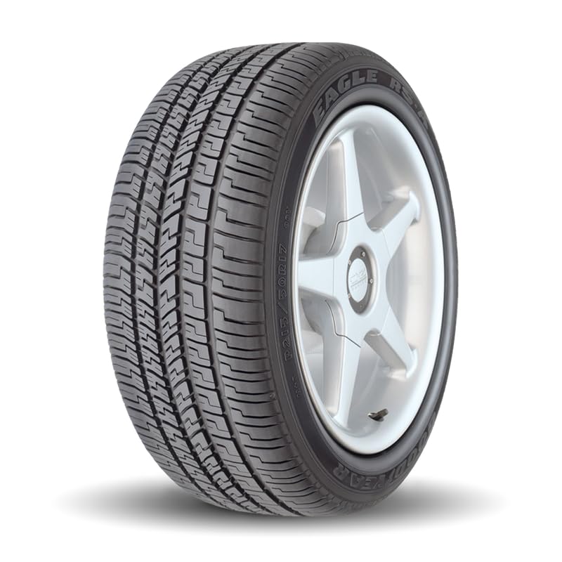 Goodyear tire in light snow showing reliable cold-weather traction
