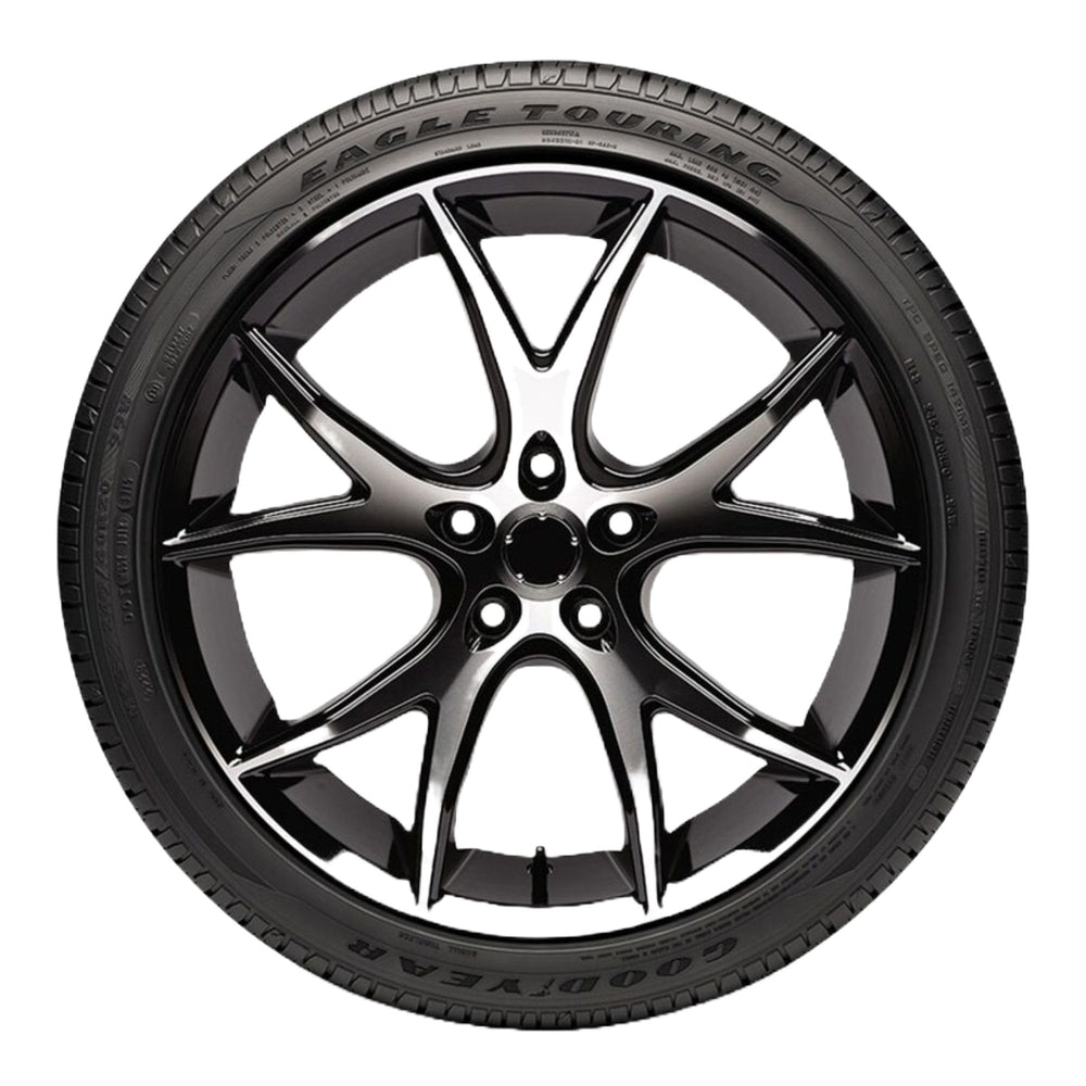 Goodyear Eagle Touring black sidewall detail for sleek appearance