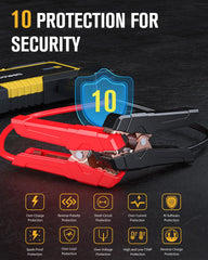 GOOLOO cable connected to GP4000 unit, restores jump starter functionality quickly