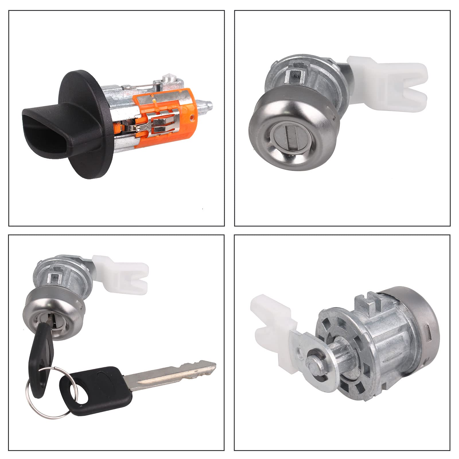 Goopool ignition cylinder close-up of keyway illustrating precise machining for smooth operation