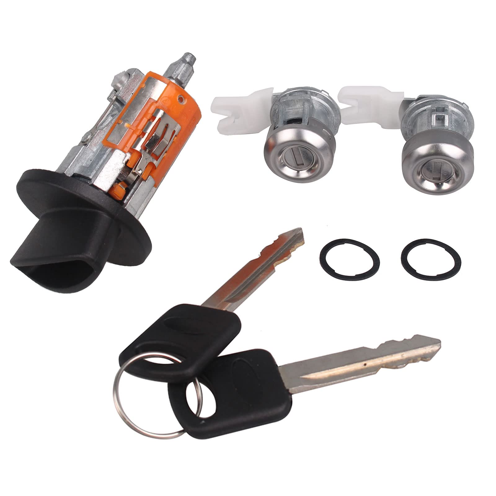 Goopool ignition lock cylinder front view showing fit and finish for easy replacement