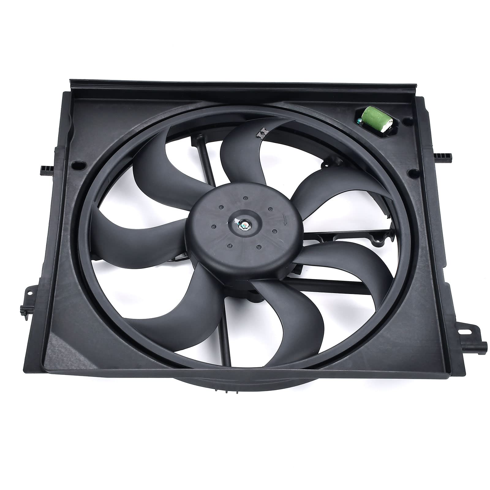 Goopool fan installed under hood showing restored cooling function