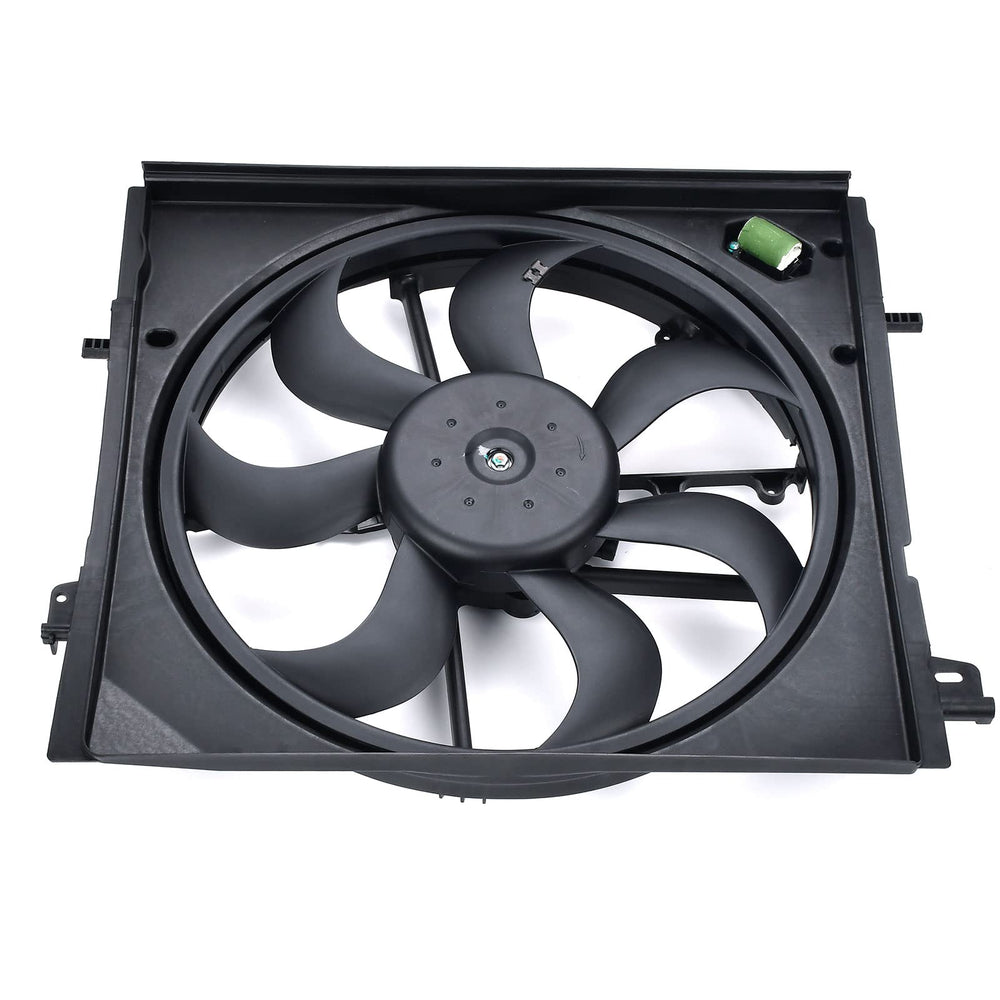 Goopool fan installed under hood showing restored cooling function