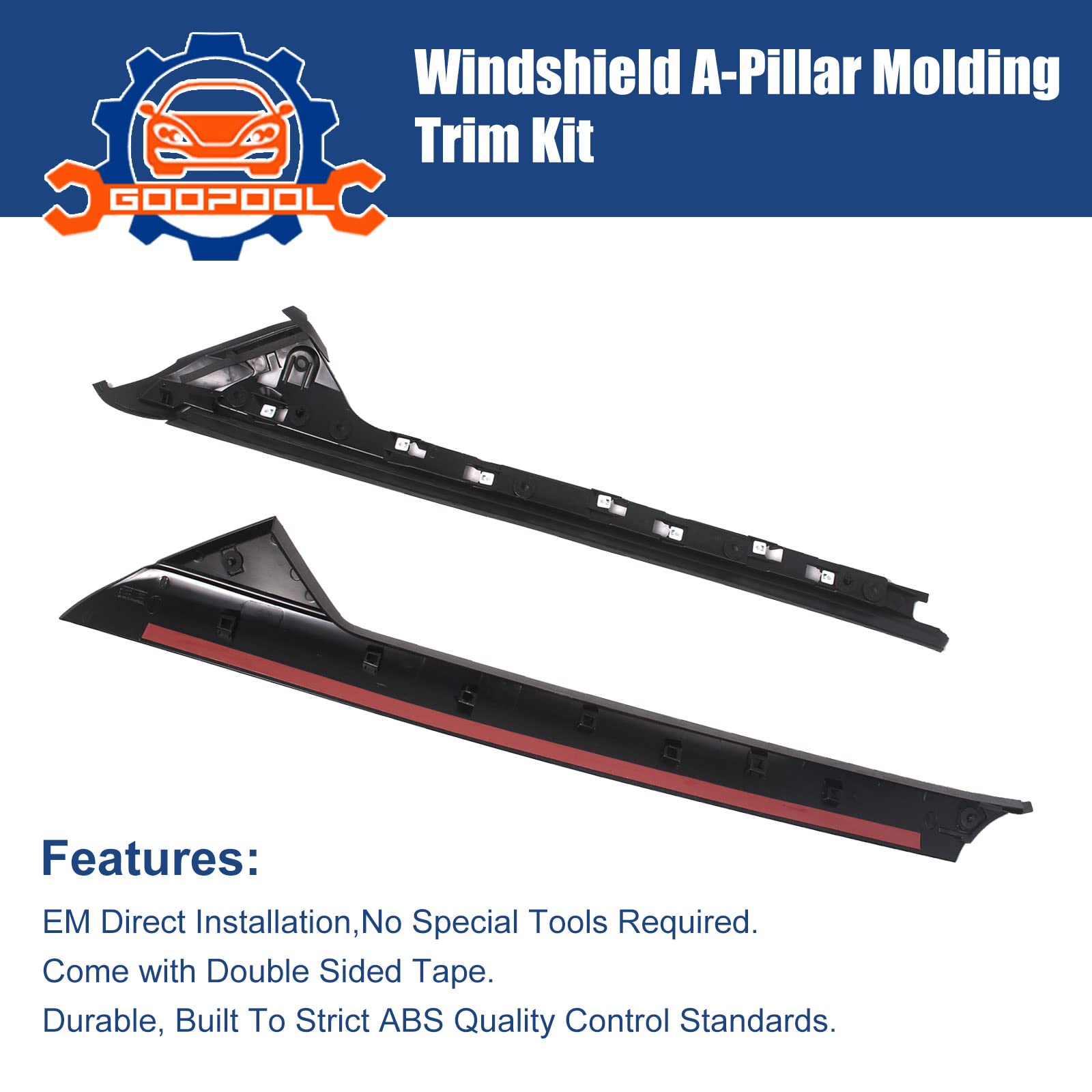 Goopool trim installed on Explorer side profile demonstrating seamless fit