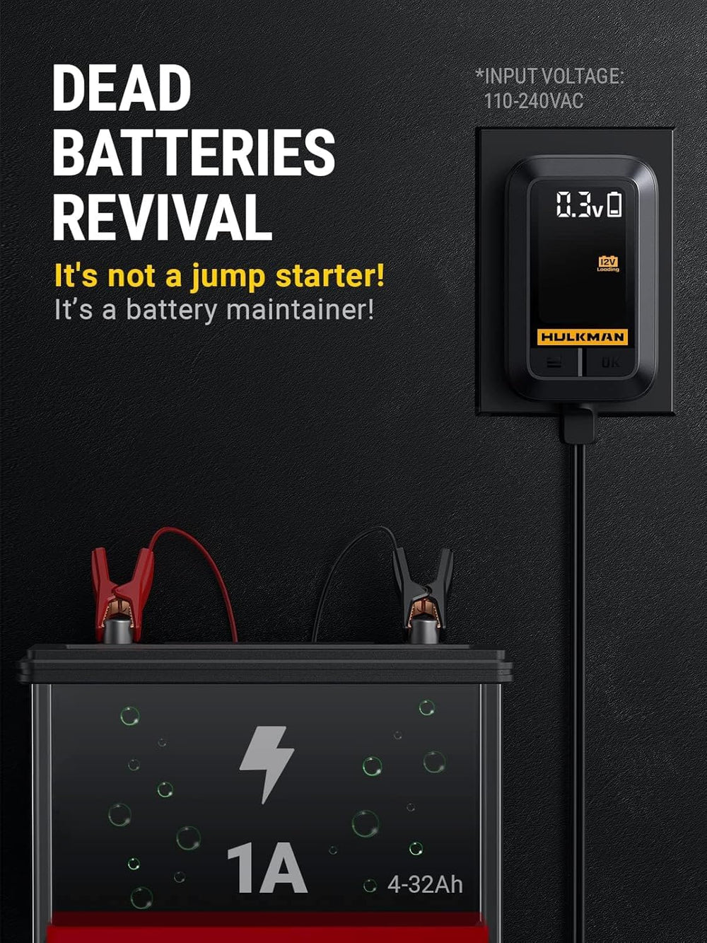 GOOSUO HULKMAN Sigma 1 ForceMode indicator lit showing low‑voltage recovery readiness