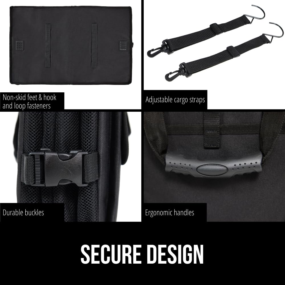 GORILLA GRIP folded flat to save space for easy storage benefit