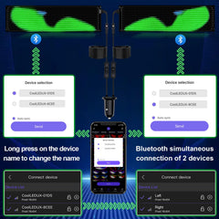 GOTUS close-up of LED matrix showing pixels and flexible board for precise visuals