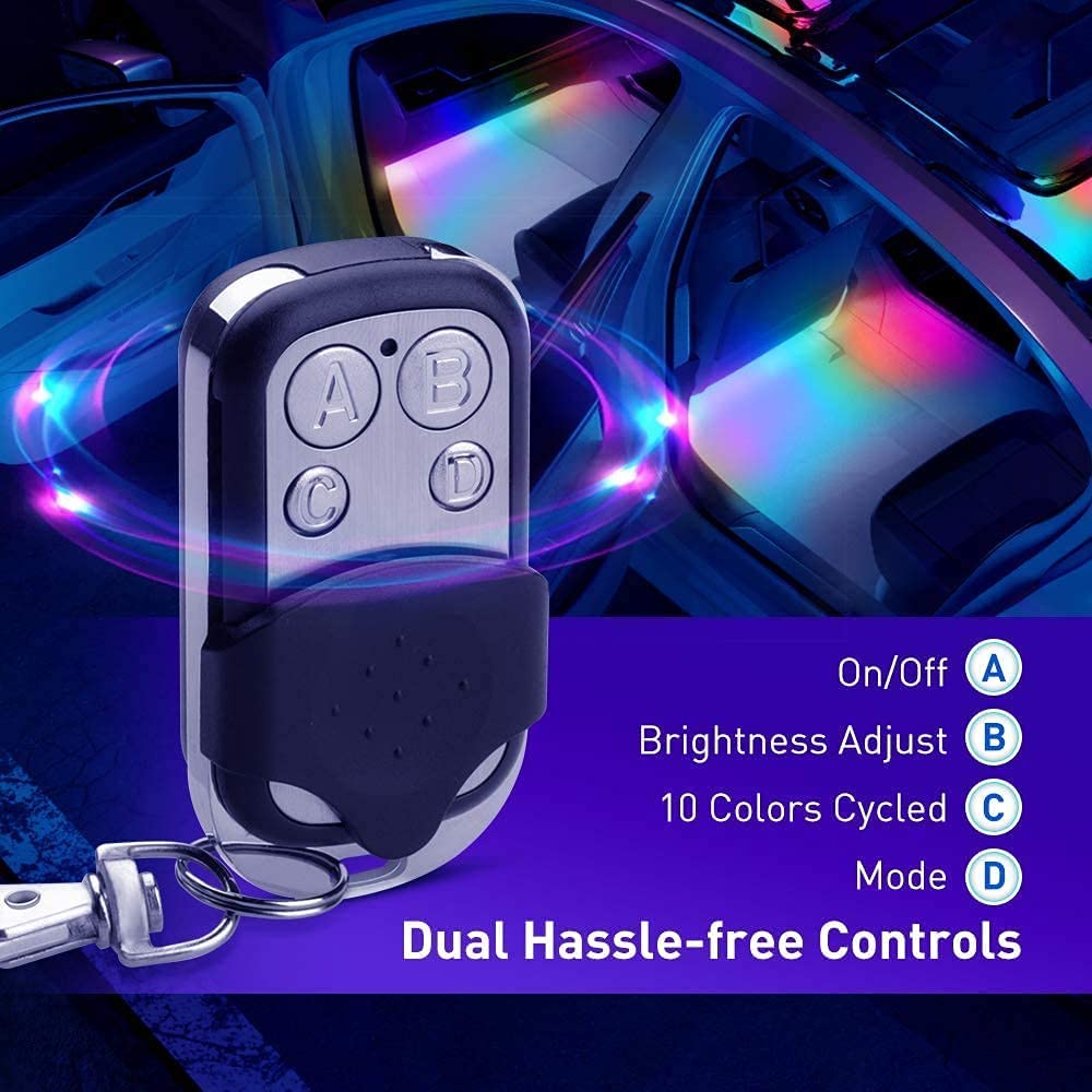Govee lights sync to music in car showing dynamic mood benefit