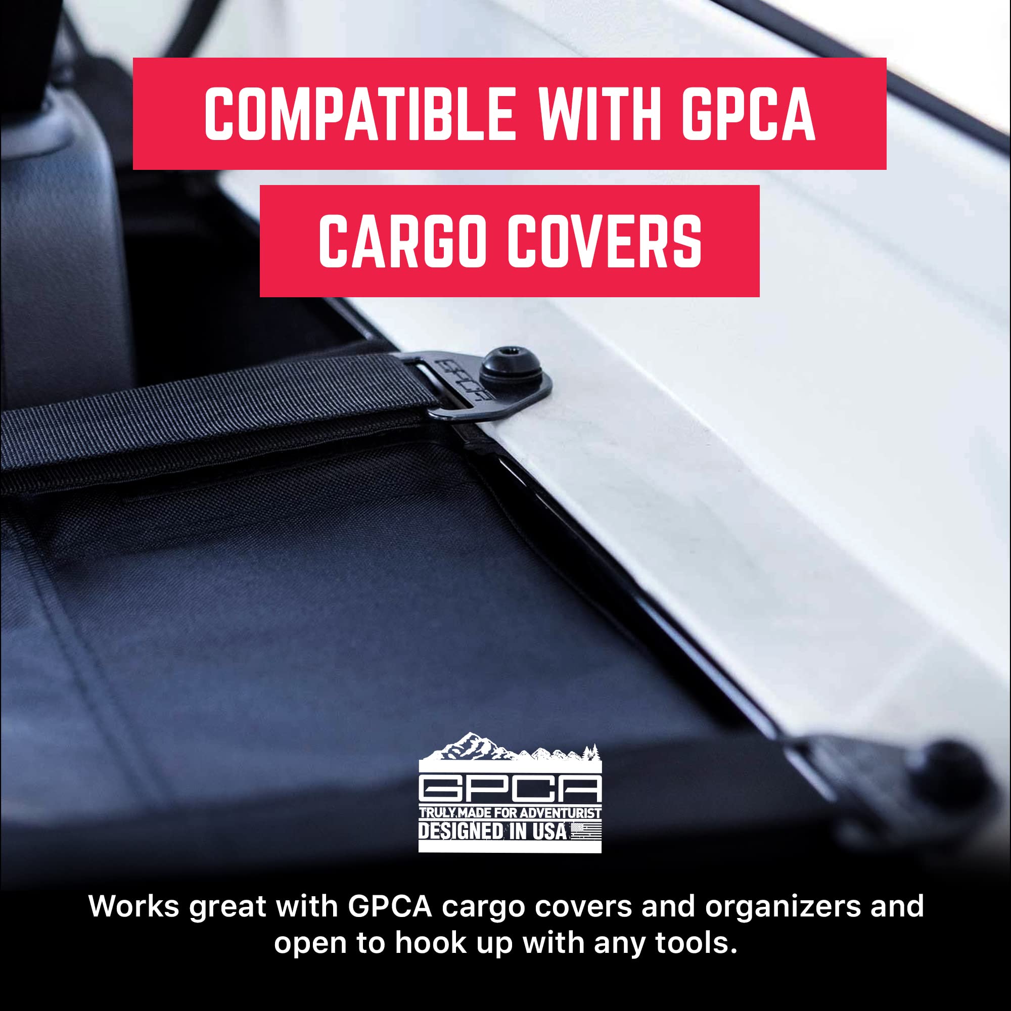 GPCA D‑plate black matte finish blending with vehicle hardware