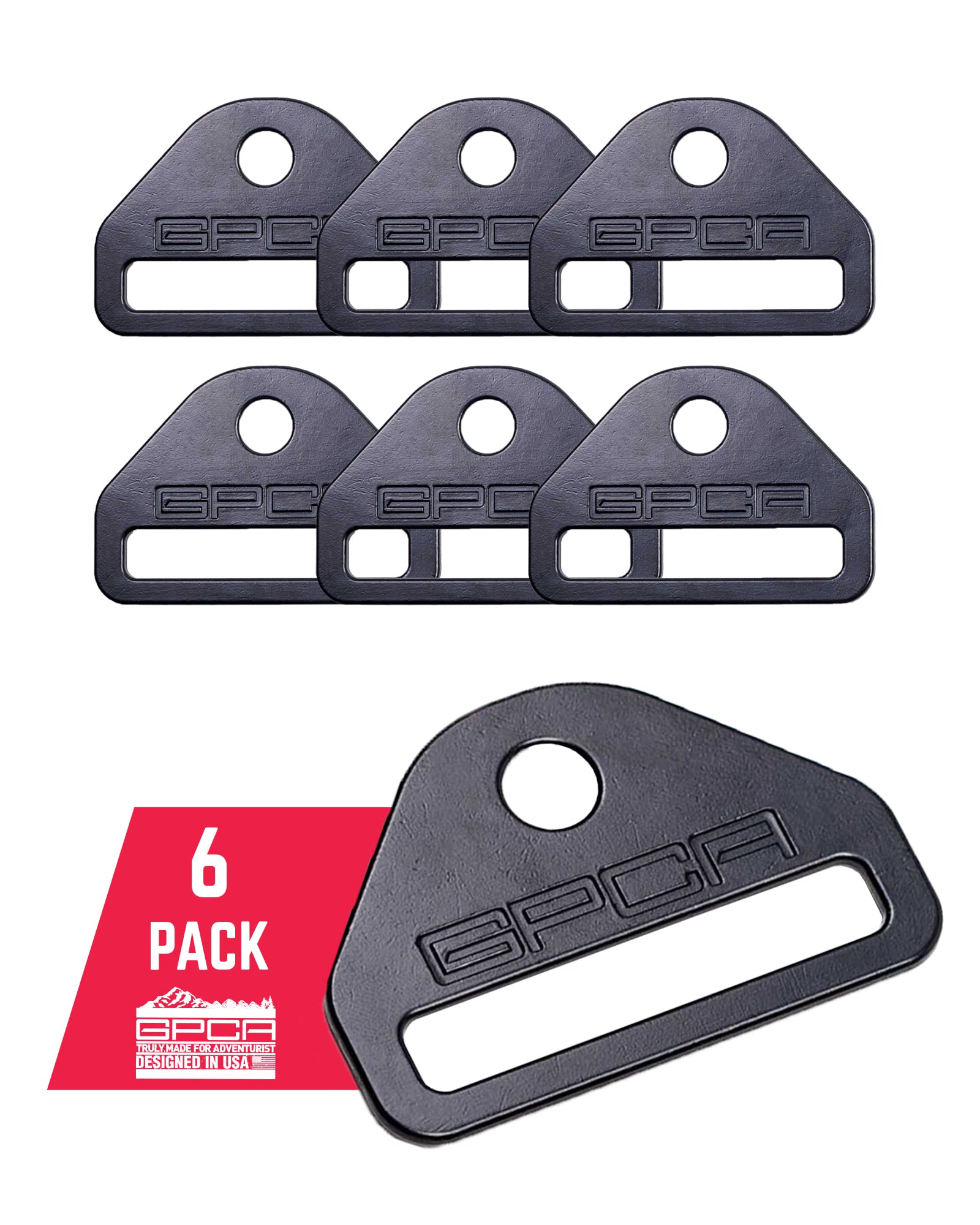 GPCA D‑plate retail packaging showing included hardware and components