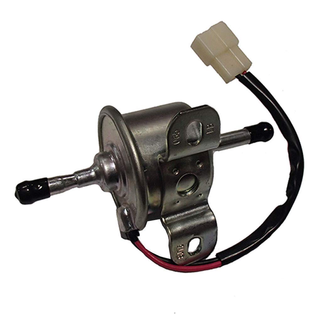 GRABOTE fuel pump installed in a tractor engine bay demonstrating correct fitment benefit