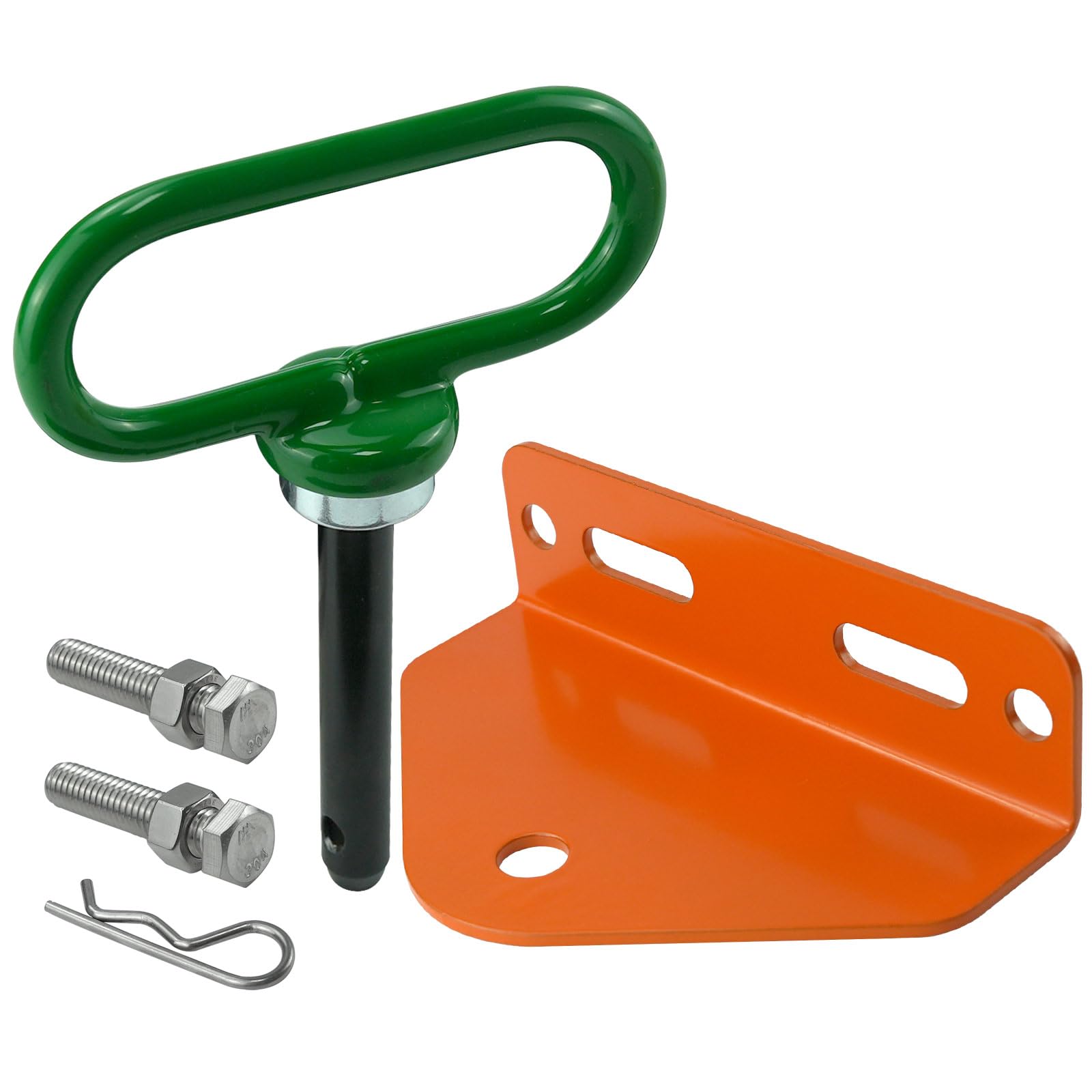 gradora front view of hitch combo showing contents and bright colors for quick identification