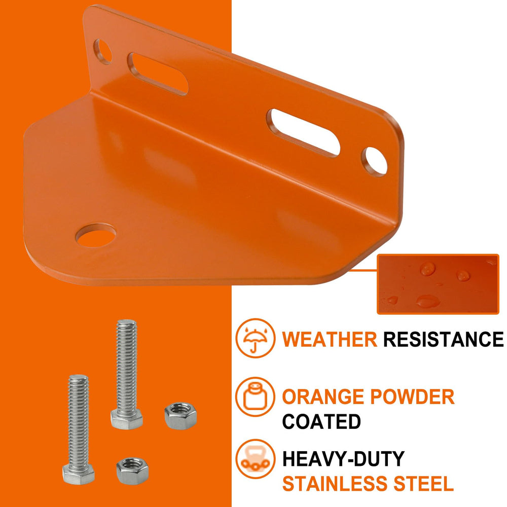 gradora hitch installed on a zero-turn mower demonstrating secure bolt-on fit