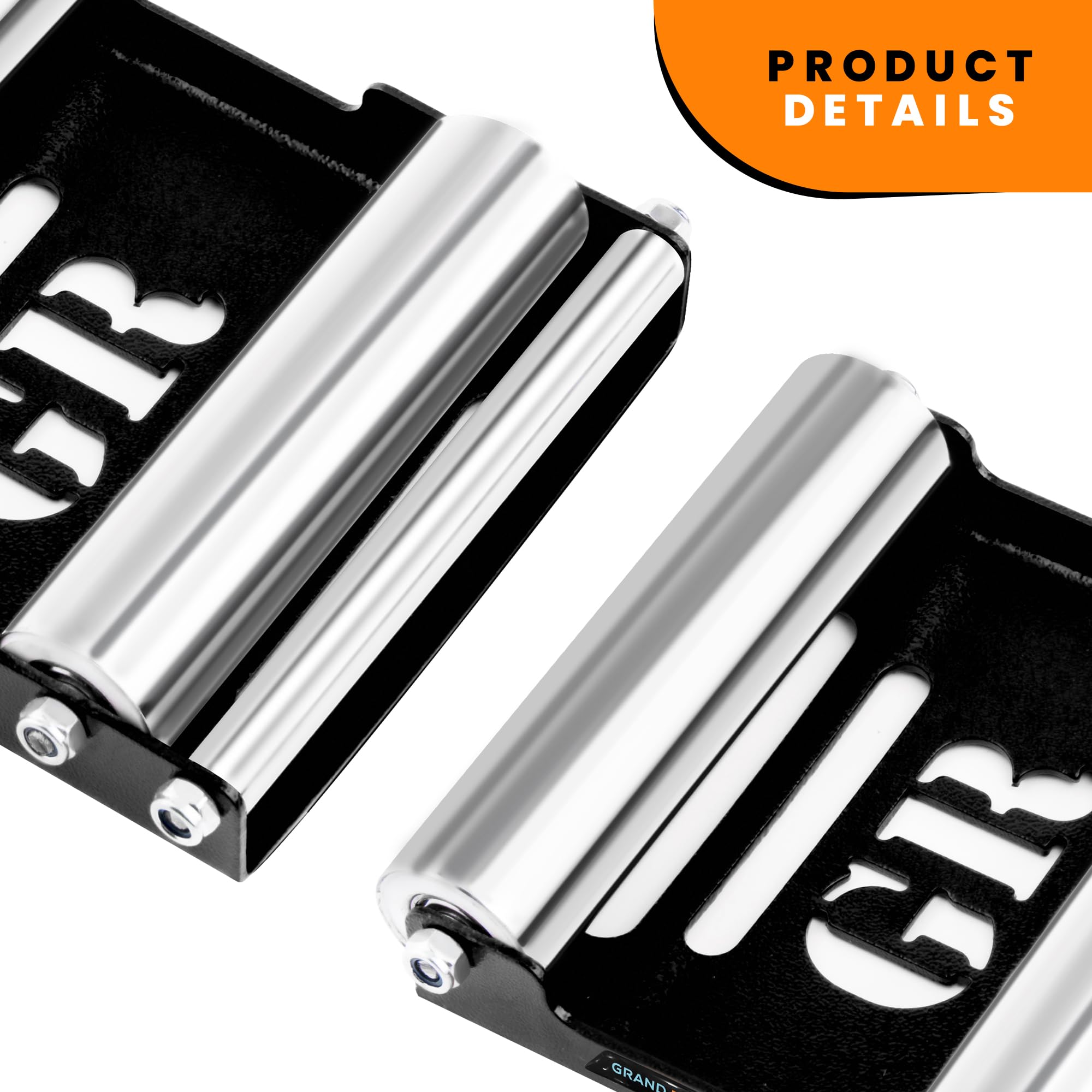 GRAND PITSTOP label and corrosion-resistant finish for long-lasting use