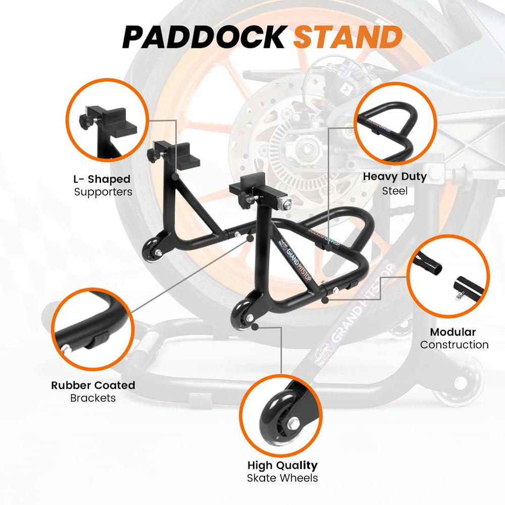 GRAND PITSTOP rubber padded spool contact for frame protection benefit