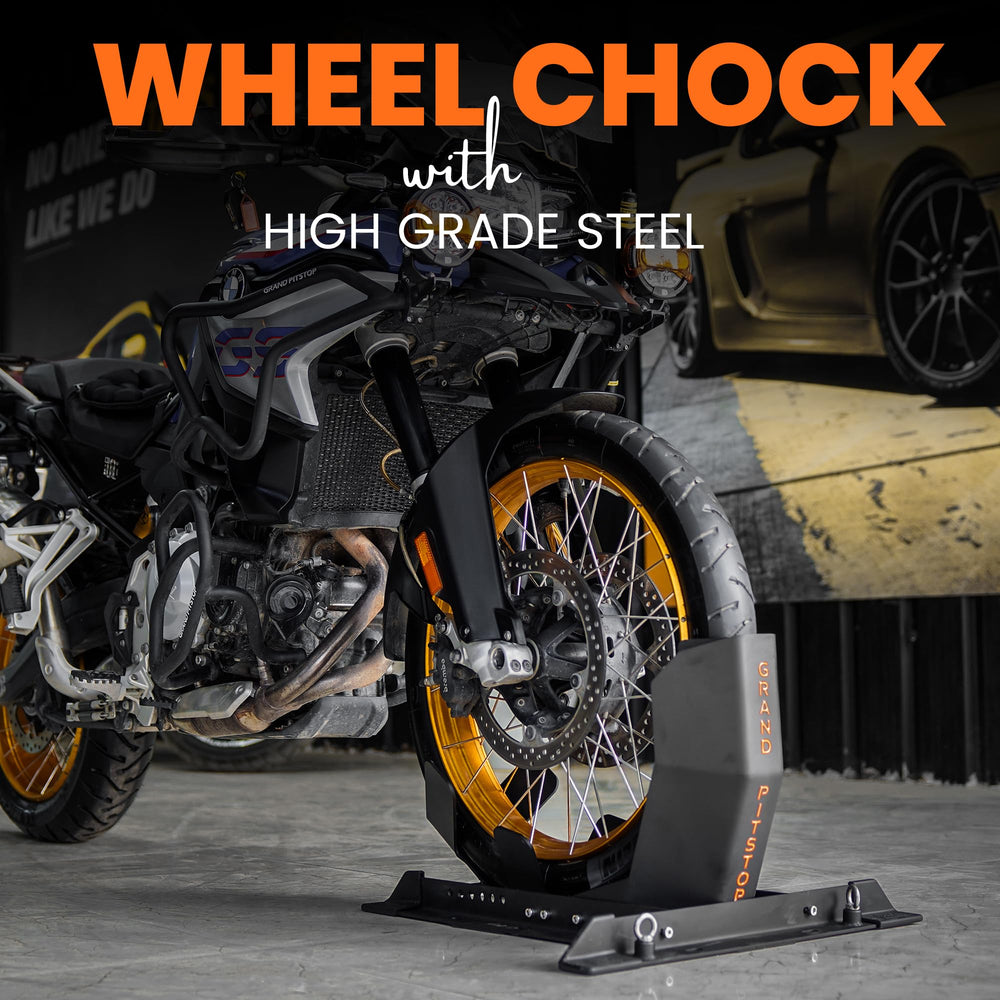 GRAND PITSTOP folded flat for compact storage and easy transport