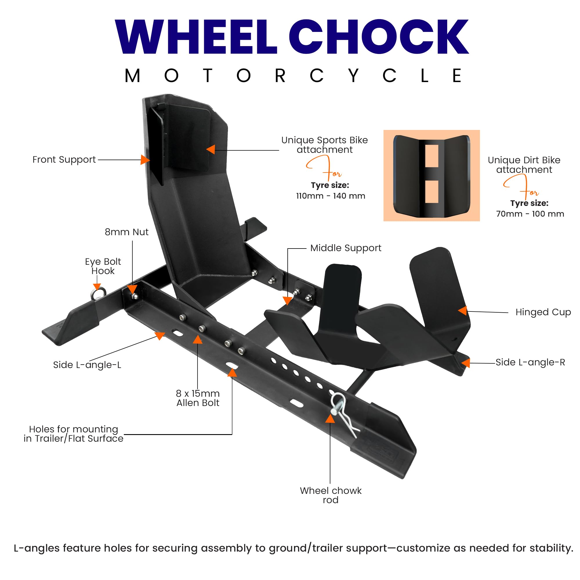 GRAND PITSTOP rubber contact pads protecting rim and improving grip