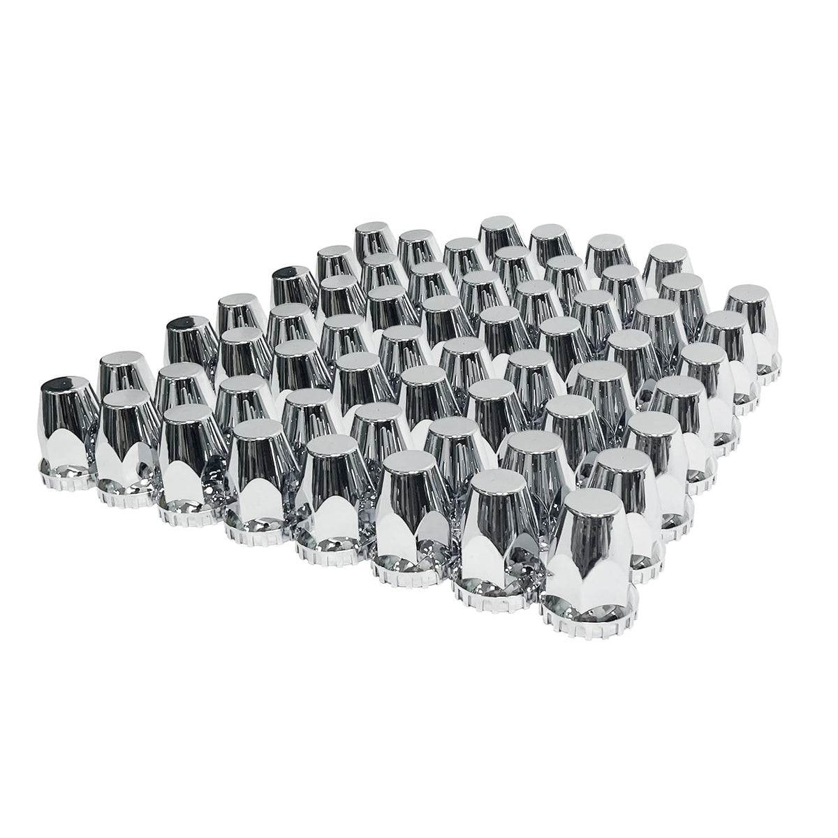 Grandroad auto front packaging showing 60 chrome lug nut covers and benefit protective set