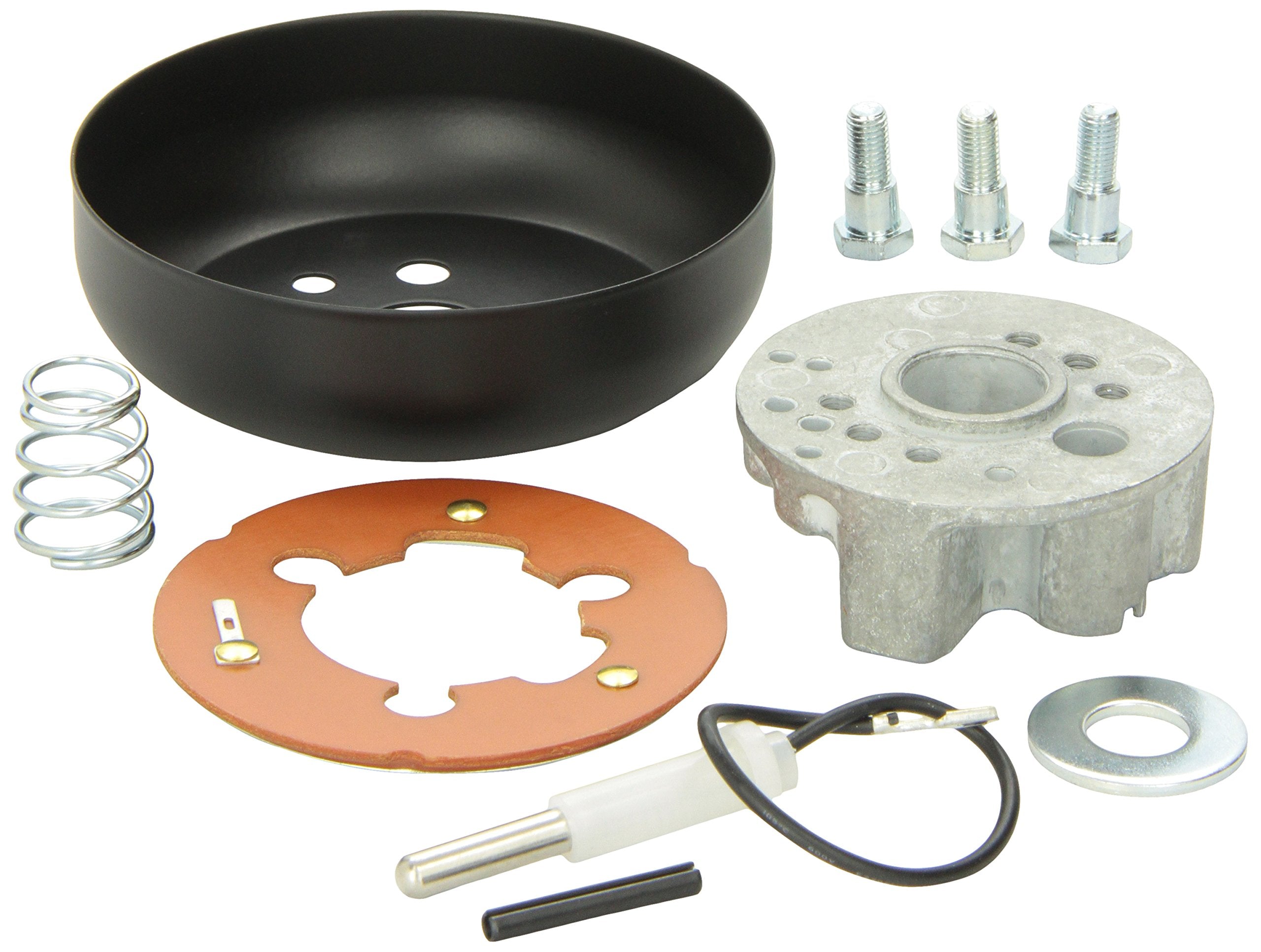 Grant installation kit packaging with hardware and trim pieces for clean install benefit