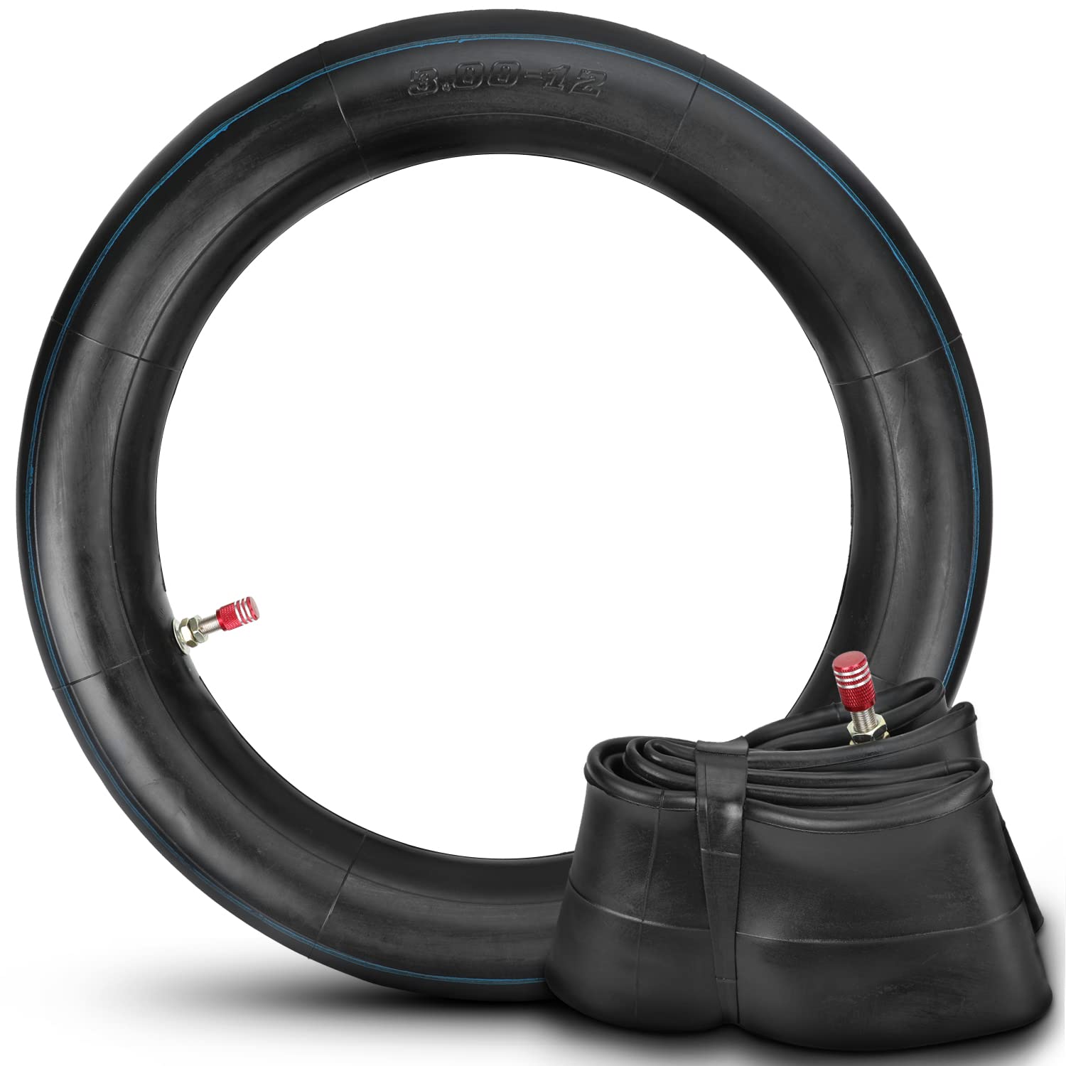 GREHUA tube pictured on a dirt bike in use illustrating on‑trail reliability