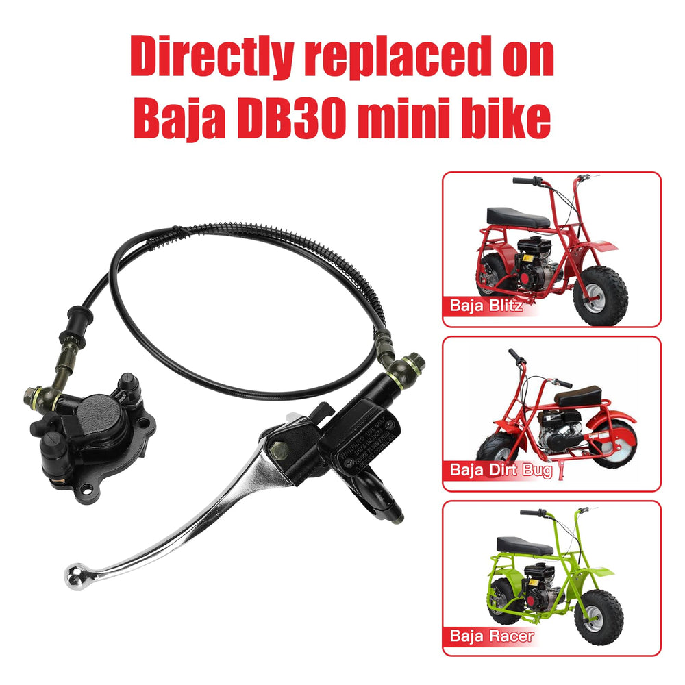GREHUA brake pads and hardware layout showing included parts for quicker install