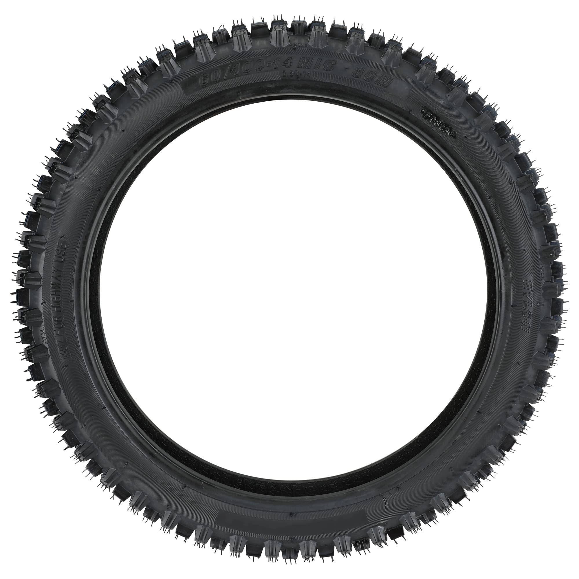 GREHUA 3.00-12 rear tire mounted on SSR125 showing scale and clearance