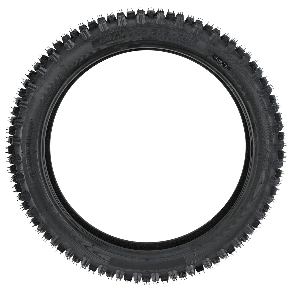 GREHUA 3.00-12 rear tire mounted on SSR125 showing scale and clearance